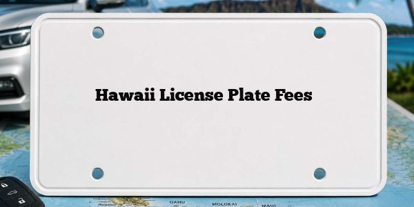 Hawaii License Plate Fees